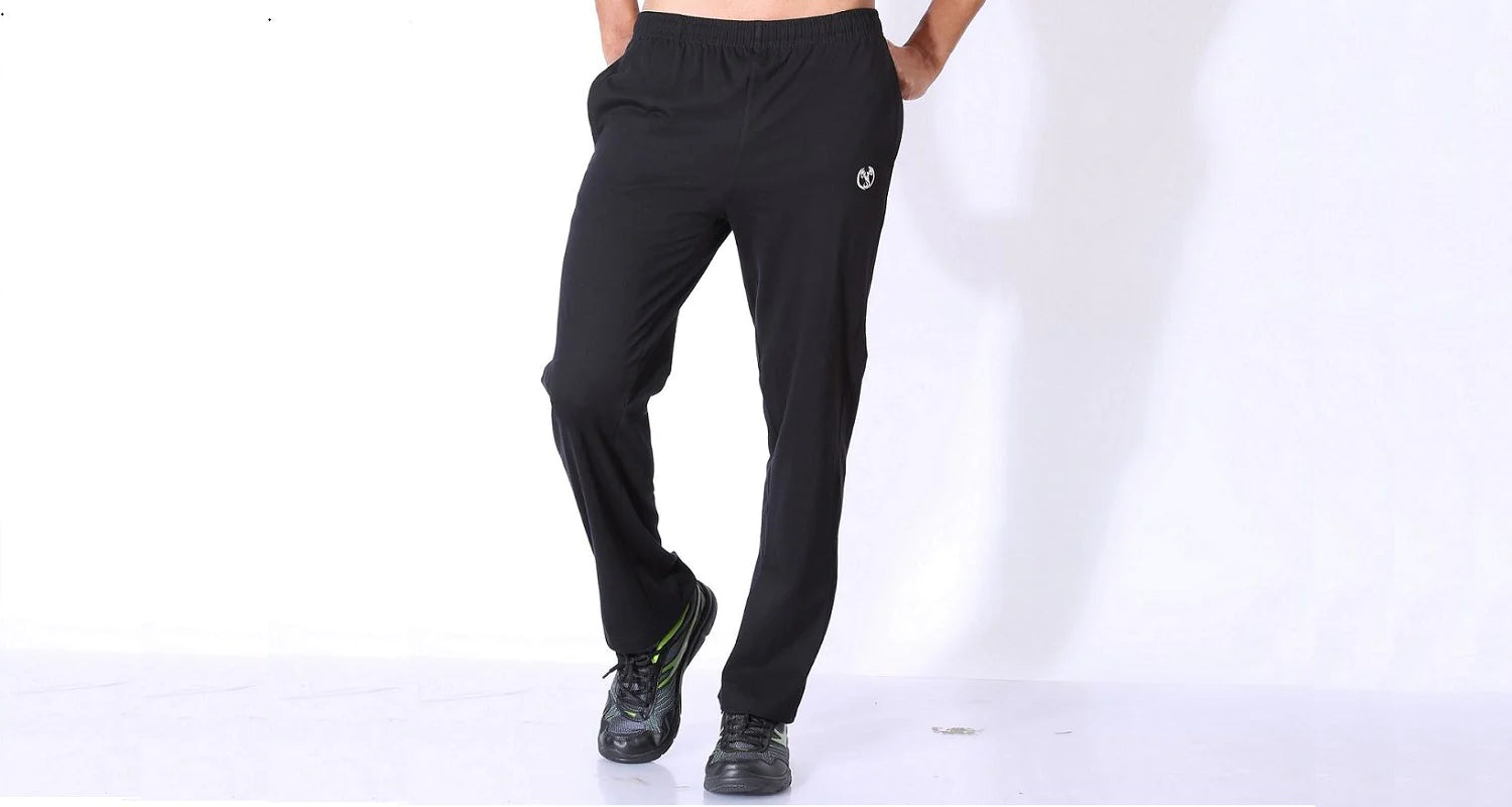 Buy online White Cotton Full Length Track Pant from Sports Wear for Men by  A&k for ₹899 at 65% off | 2024 Limeroad.com